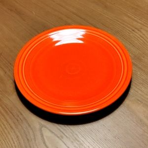 10.5" Fiestaware dinner plate - Tangerine